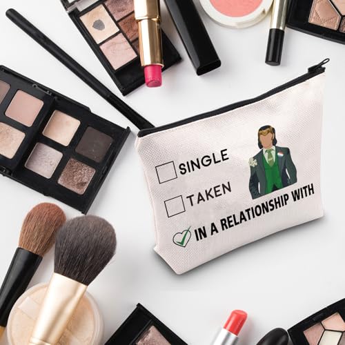 G2TUP Dating T H Makeup Bag T H Fan Gift Cosmetic Bag with Zipper