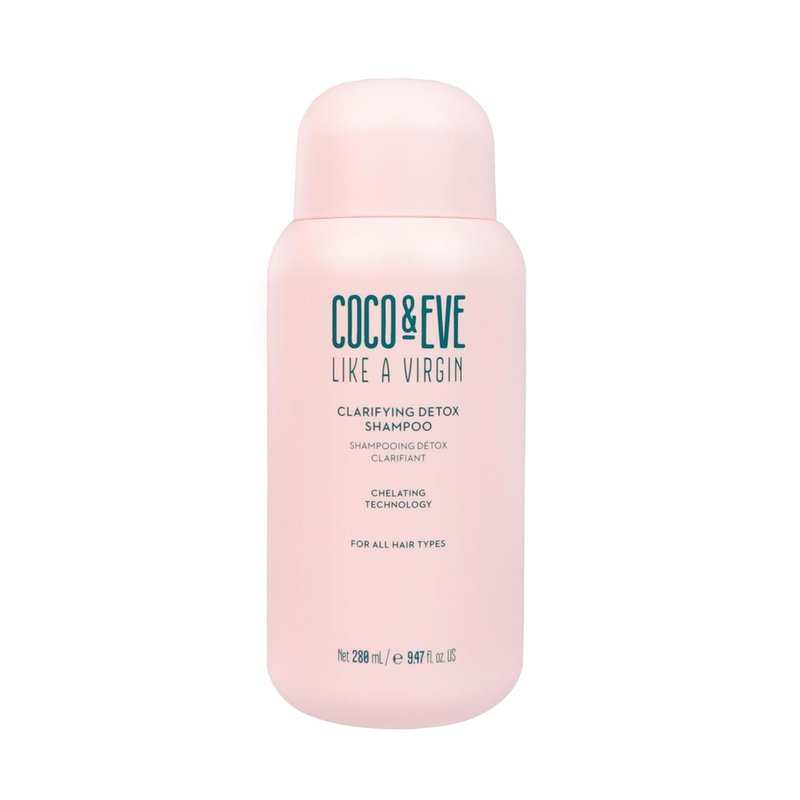 Coco and Eve Clarifying Detox Shampoo - Remove Hard Water & Product Build-Up | Color Safe & Non-Stripping (280 ml)