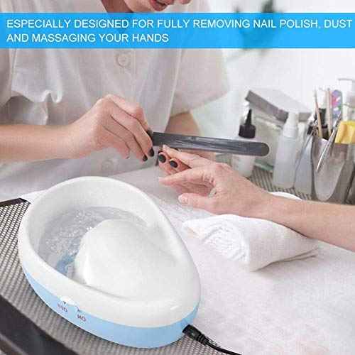 Electric Bubble Nail Soaking Bowl, Durable Manicure Hand Bowl Jet Spa Massage Nail Treatment Remover Manicure Spa Tool for Soak Soothing Relaxing Manicure Machine Soften Cuticles