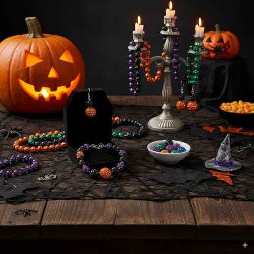 180 pcs Black Rhinestone Beads for Jewelry Making-10mm Round Disco Ball Beads Crystal Baseball Bead Bling Bead for Necklace Bracelet,DIY Craft Supplies,Earring Jewelry Making