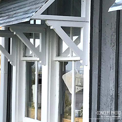 Ekena Millwork COR04X02X05BL 4 1/4-Inch W x 2 5/8-Inch D x 5 3/4-Inch H Blackthorne Corbel , White