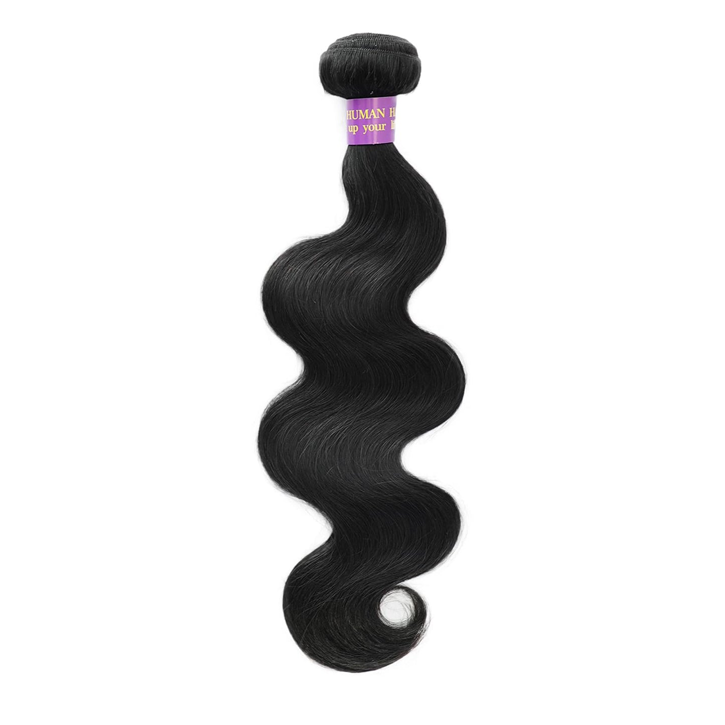 KAITHLYPO 12A Body Wave Bundles Human Hair 16 Inch 100% Unprocessed Brazilian Virgin Quick Weave Human Hair Extensions Real Human Hair for Women