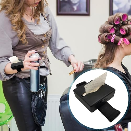 Perm Papers for Hair 180Pcs Hair Curling Paper Wristband Perm End Paper Box, Salon Perm Paper Dispenser Barber Shop Ultra Thin Hair Perm Paper Mesh