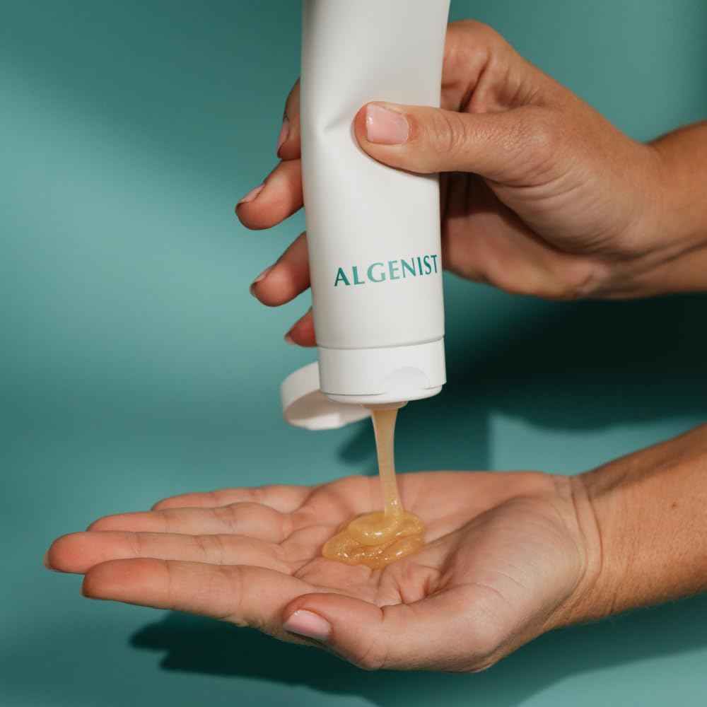Algenist GENIUS Liquid Collagen Foaming Facial Cleanser - Hydrating Face Wash & Makeup Remover with Alguronic Acid and Microalgae Oil to Nourish & Restore Skin's Radiance (5 oz)