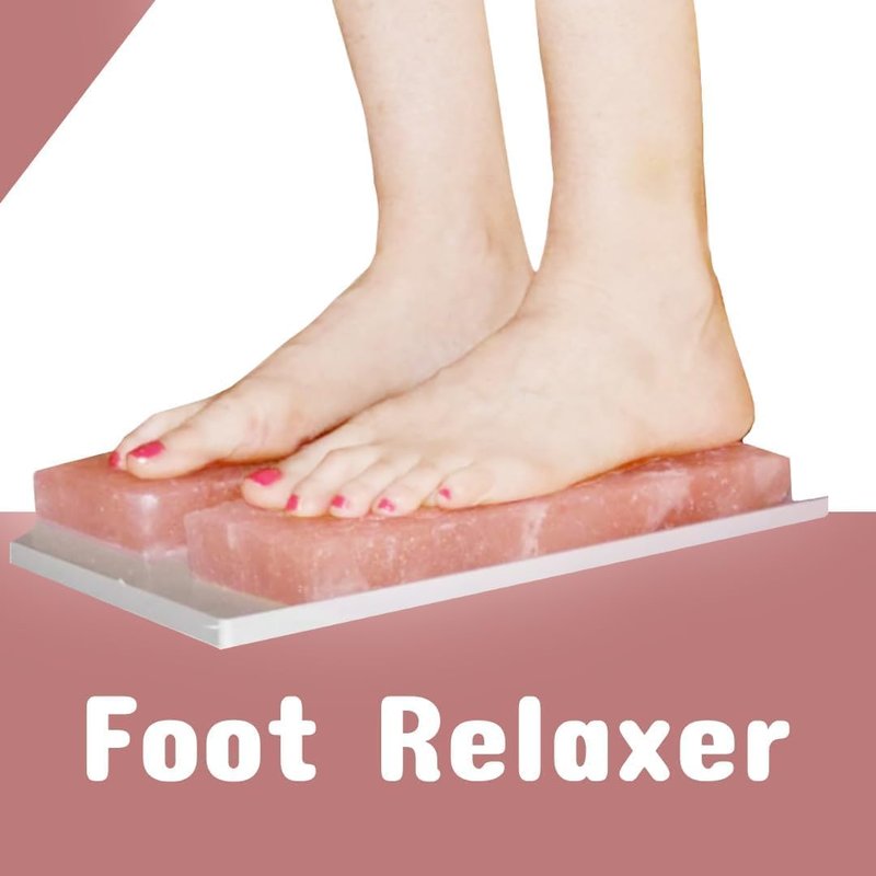 Himalayan Pink Salt Detox Blocks - Natural Foot & Hand Relief | Pack of 2 Salt Bricks (8x4x2)