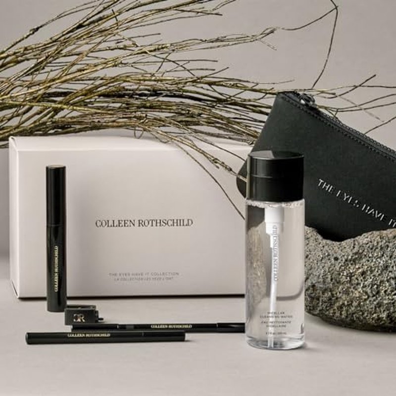 COLLEEN ROTHSCHILD The Eyes Have it Collection | 5-Pc Set | Eye Makeup Essentials | Mascara, Liquid Liner, Pencil Line & Micellar Cleansing Water (5 Count)