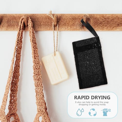 Healifty 10Pcs Mesh Soap Bags for Face Cleansing and Soap Foaming with Natural Soaps Exfoliating Shower Skin Care Tools 7.87X4.72 Inches