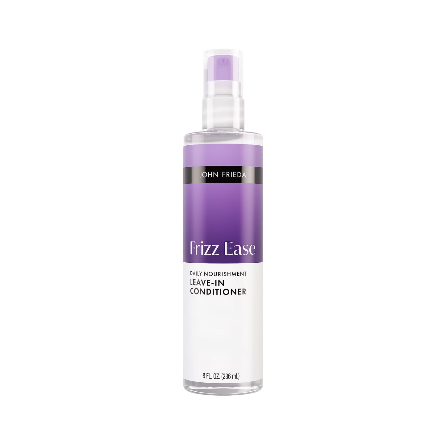 John Frieda Frizz Ease Daily Nourishment Leave-In Conditioner for Frizzy Hair, Detangler & Lightweight Hydration, 8 fl oz