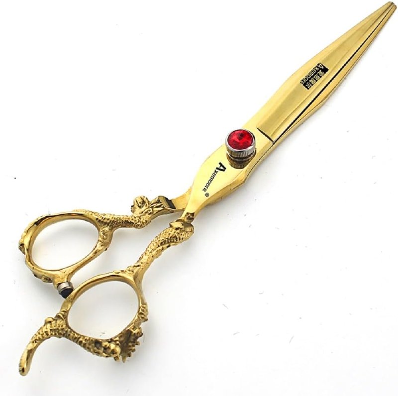 Professional Hair Cutting Scissors - 6" & 7" Japan 440C Stainless Steel | Gold Finish