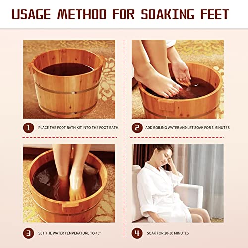 30 Pack Ginger & Mugwort Herbal Foot Soak Spa Set - 900g Natural Plant Blend with Safflower & Angelica Root, Relaxing Aromatherapy Bath for Home Wellness øÜÊÅøÐ ÞÅéÄøÜÊÅ÷Ò