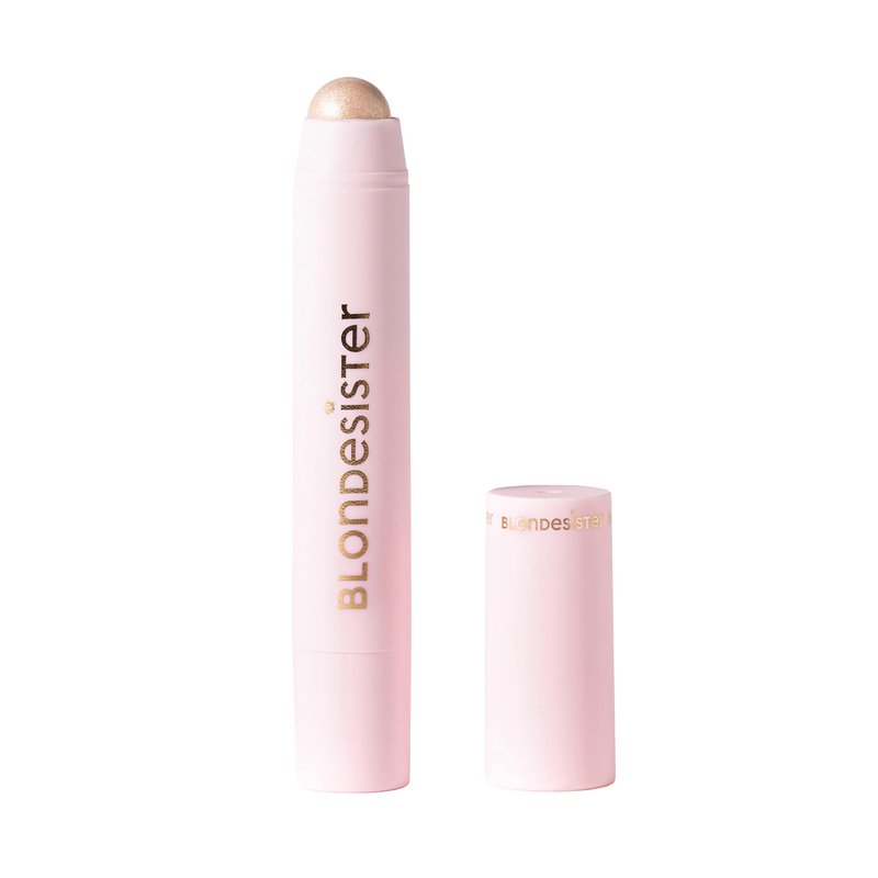 Blondesister Ready To Glow Highlighter - Highlighter Makeup and Eyeshadow - Creamy Texture Contour Makeup - Vegan - Crystal Mood - 0.1 oz