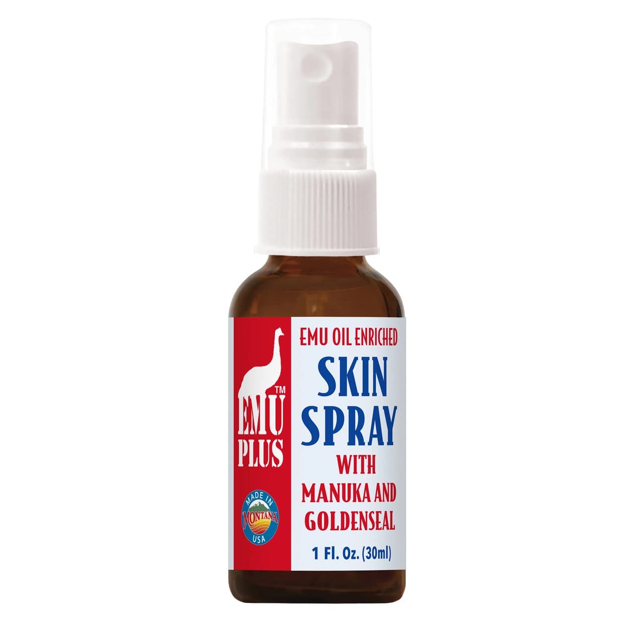 Emuplus Skin Spray - Manuka & Goldenseal Formula for Problematic Skin - 1 Fl Oz