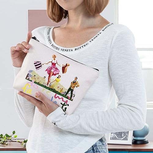 BWWKTOP Sound Musical Cosmetic Makeup Bag Von Trapp Gift Do Re Mi Fa So La Ti Theater Zipper Pouch Bag Musical Merchandise (Do Re Mi)