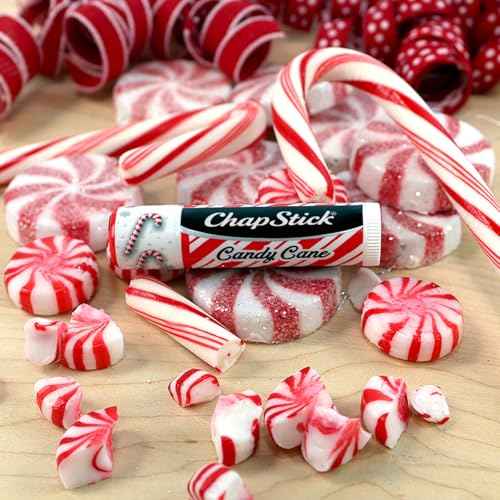 ChapStick Bulk Lip Balm, Holiday Variety 3-Packs x 6 (18 Sticks) ? Candy Cane, Sugar Cookie, and Pumpkin Pie Flavored Lip Moisturizers, Stocking Stuffers, 0.15 Oz Ea