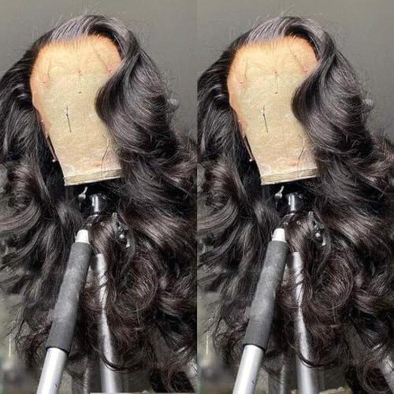 Luminary 13x6 Lace Front Wigs Human Hair Pre Plucked 24 Inch Body Wave Lace Front Wigs Human Hair 180% Density Body Wave HD Transparent Frontal Wigs Human Hair Lace Front Wigs for Women