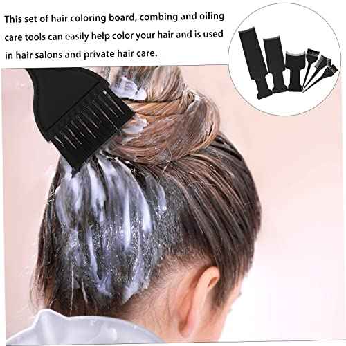 Hair Dye Tools 6 Pcs Hair Coloring Kit Highlights Plate Easy to Use for Home Salon
