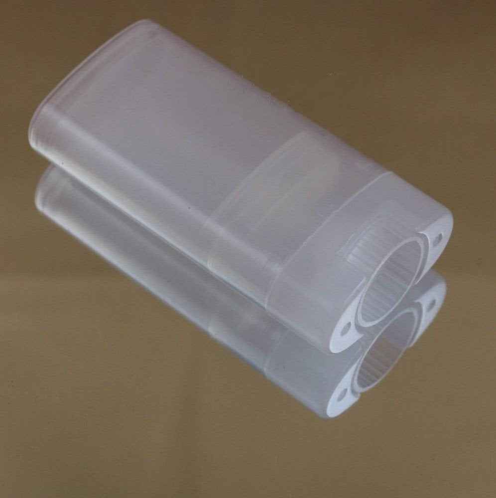Goege 15 ML Clear Empty Plastic Oval Deodorant Containers Lip Balm Tubes for Lipstick, Crayon,chapstick,homemade Lip Balm,BPA Free (25 Pcs)