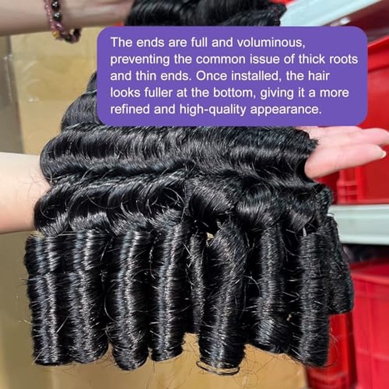 Lemoda 28Inch 1PC/lot Burmese Loose Deep Wave Curly Virgin Human Hair Bundles Spriral Curly Ends Top Quanlity Unprocessed Raw Human Hair Extensions