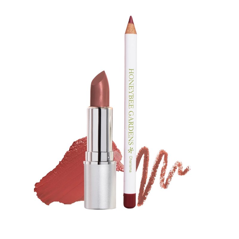 Honeybee Gardens Lipstick Bundle | Calliope & Charisma Shades with Lip Liner Set