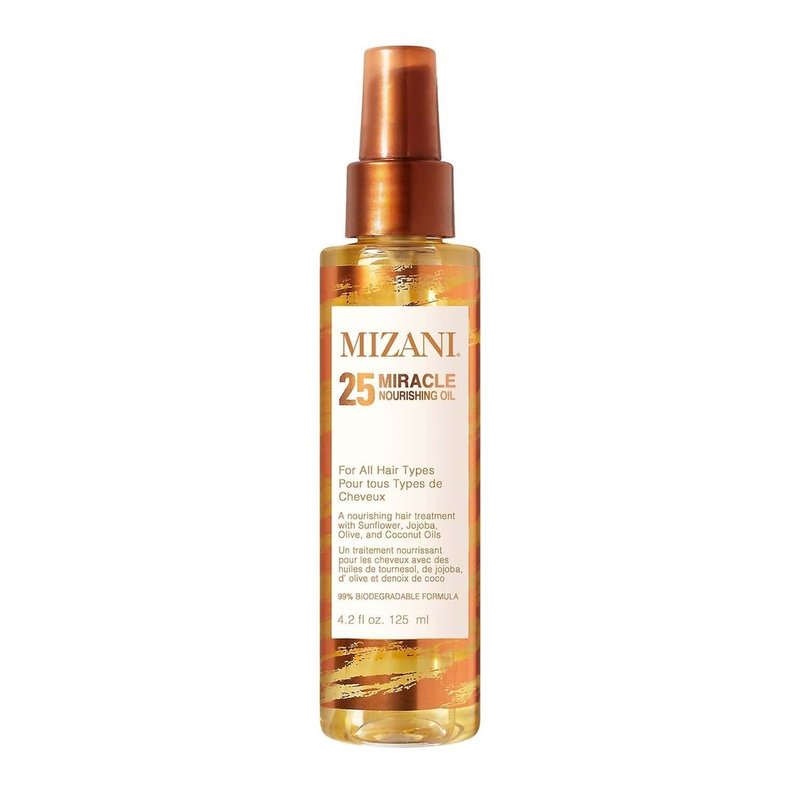 Mizani 25 Miracle Nourishing Hair Oil - Hydrating Coconut Oil for Curly Hair | Softens & Adds Shine