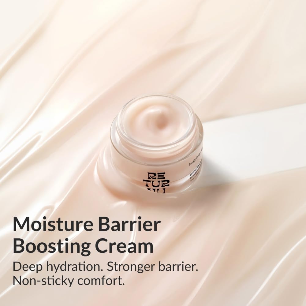Deep Comfort Cream - Moisturizing Face Cream with Birch Sap & 5% Panthenol | Hydrating Vegan Korean Skincare (1.69 fl. oz)