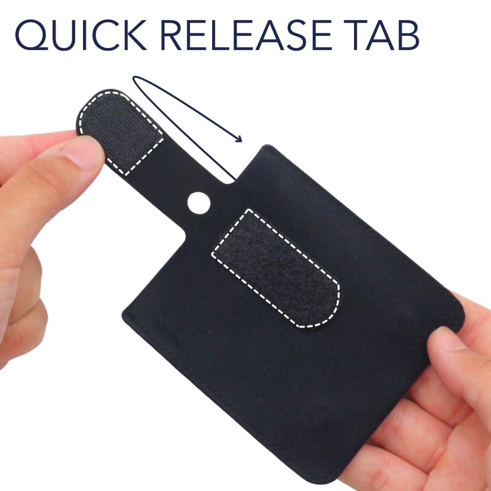 URSA Live Pouch: Premium Belt & Instrument Strap Pouch for Wireless Transmitters & Receivers. Quick and Secure Removal and Attachment. Compatible with Line 6, Sennheiser, Shure & More (Medium)