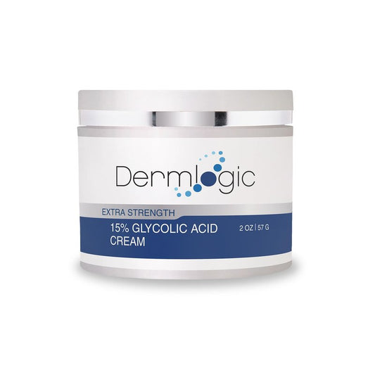 Glycolic Cream 15% - Natural Anti-Aging Exfoliator with A.H.A & Green Tea | Smooth Fine Lines & Dull Skin