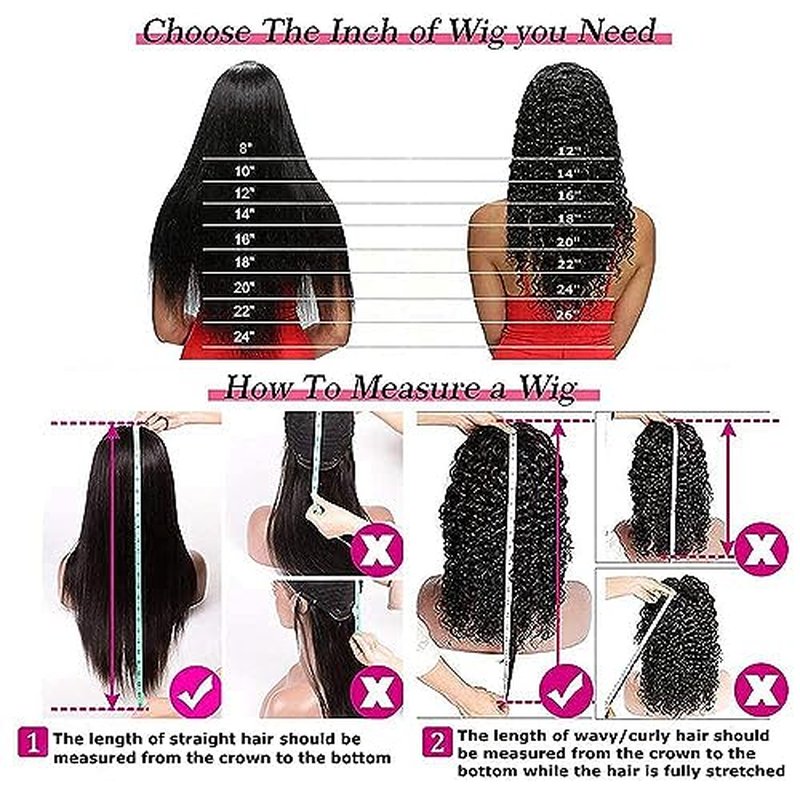 U Part Wigs Human Hair for Black Women Deep Wave Human Hair Brazilian Hair Full Head Clip in Half Wig V Part Glueless Wigs Human Hair Pre Plucked U Shape Wigs (Natural Black, 20 inch)