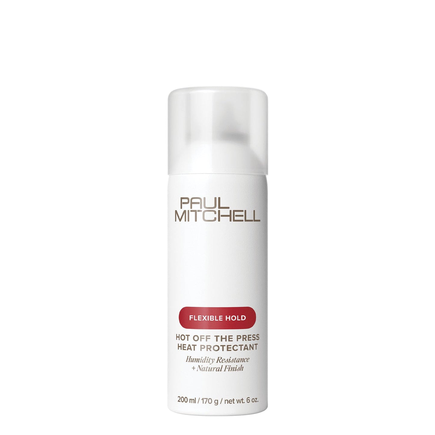 Paul Mitchell Hot Off The Press Heat Protectant, Humidity Resistance, Flexible Hold + Natural Finish, For All Hair Types, 6 oz