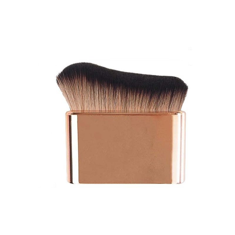 Self Tanning Blend Brush - Professional Kabuki Brush for Face & Body | Rose Gold Finish