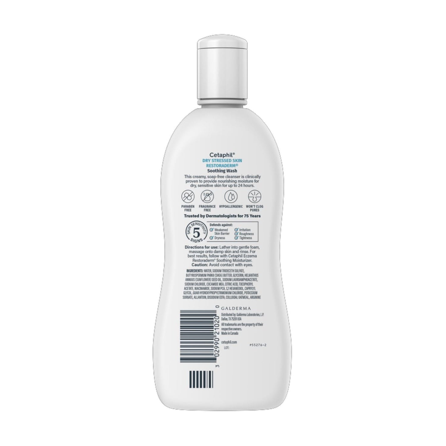 Cetaphil RestoraDerm Body Wash - Eczema Relief Formula | 10 oz Hydrating Cleanser