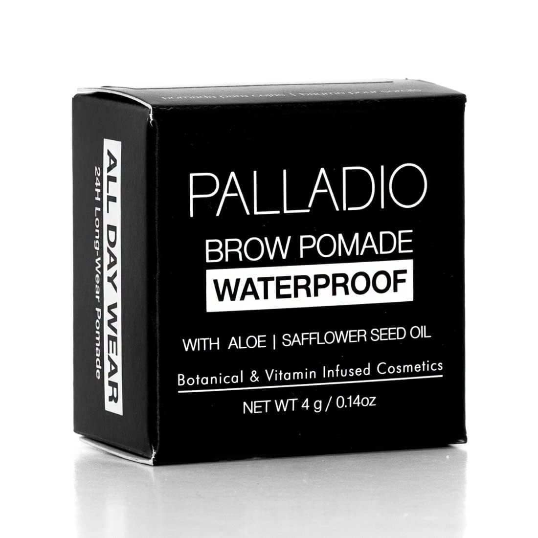 Brow Pomade Waterproof - 24 Hour Smudge-Proof Formula | Dark Brown, Creamy Texture for Defined Brows