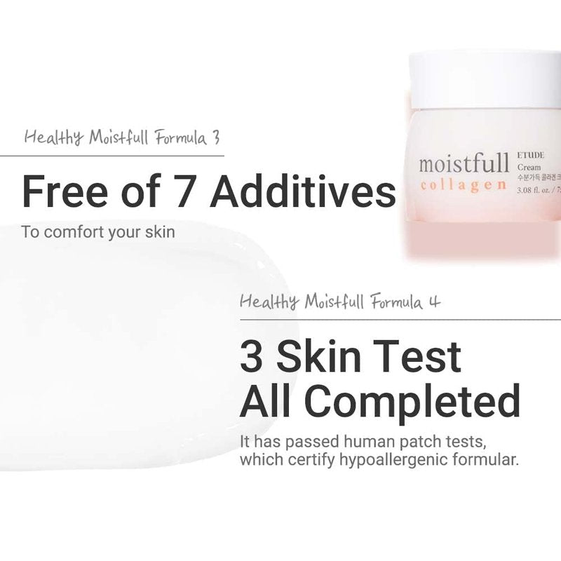 ETUDE Moistfull Collagen Sleeping Pack, Face Moisturizer, Night Cream, Super Collagen Water, Baobab Oil, Gel Texture, Deep Hydration, Korean Skin Care, Beauty (3.38 Fl Oz)