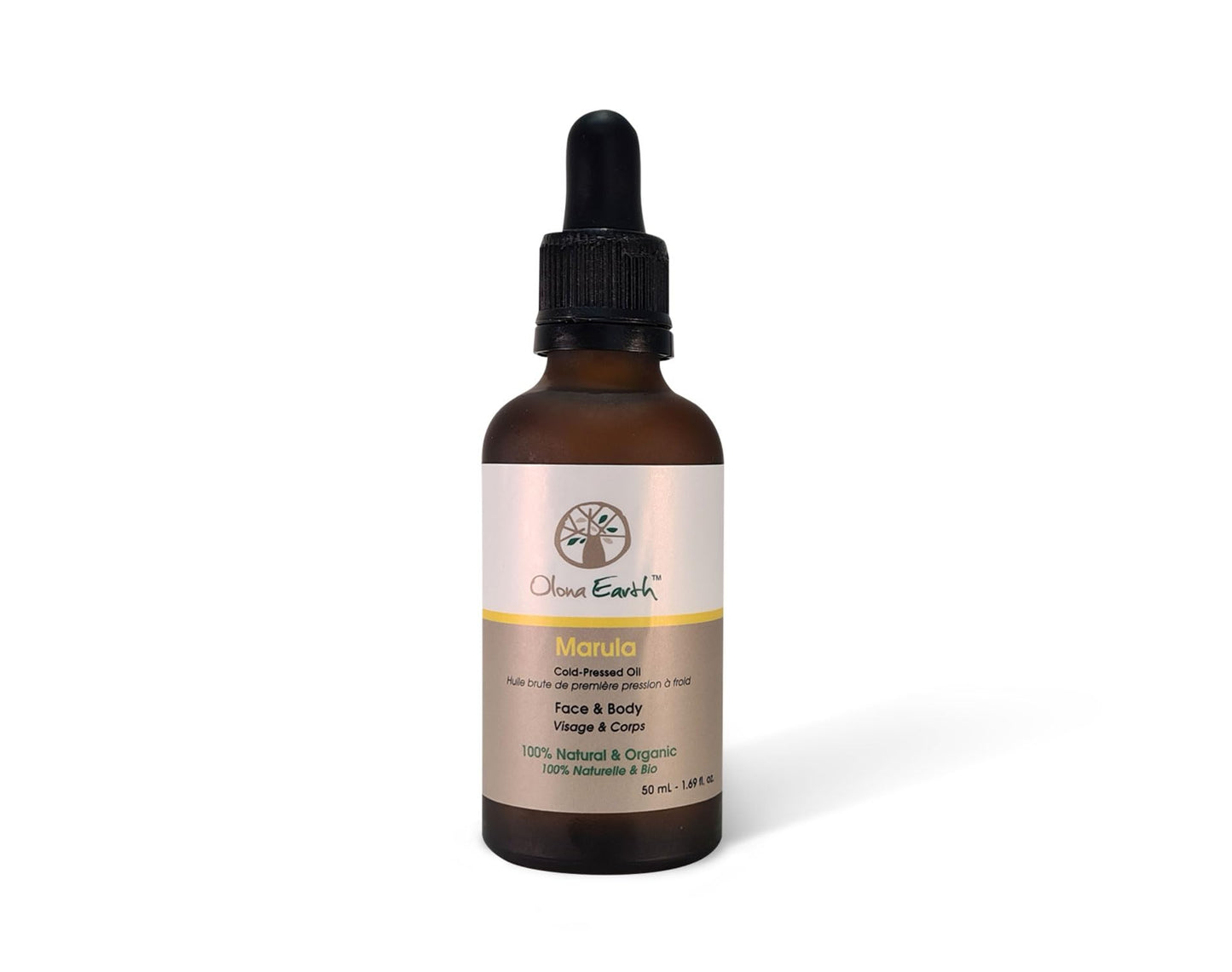 OLONA EARTH 100% ORGANIC MARULA COLD-PRESSED HYDRATING OIL