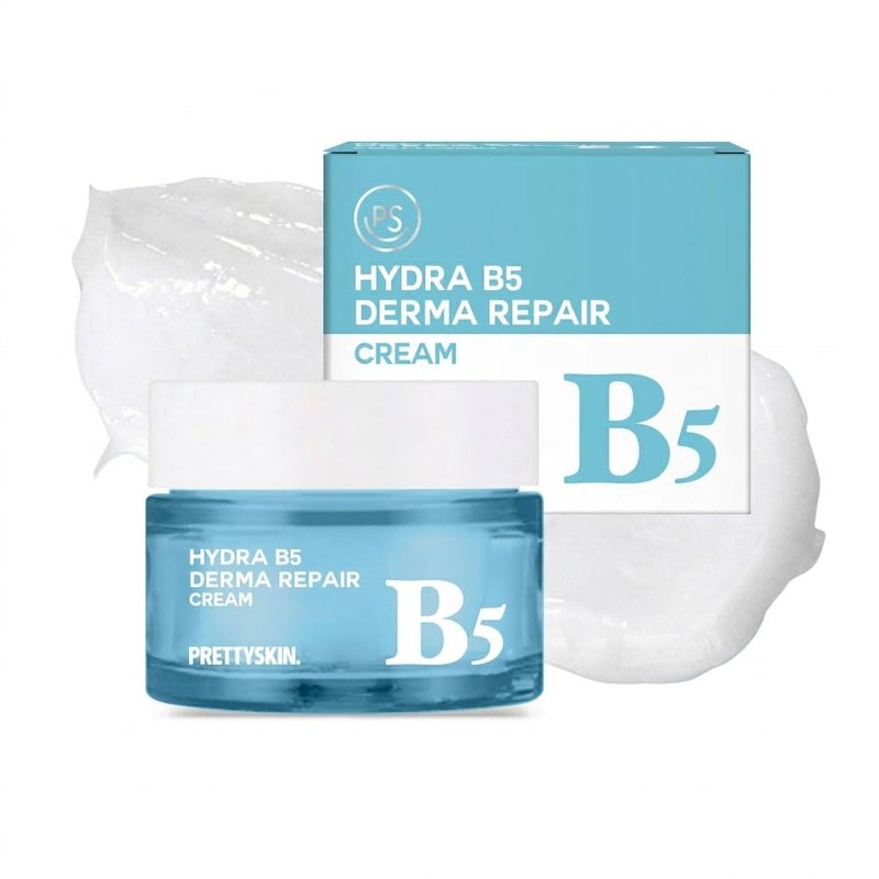 PRETTYSKIN Hydra Vitamin B5 Derma Repair Cream for Face–Strengthen skin Barrier with Niacinamide 10% Dexpanthenol & Centella Asiatica Extract-Korean Skin care - 1.75fl.oz.(52ml)