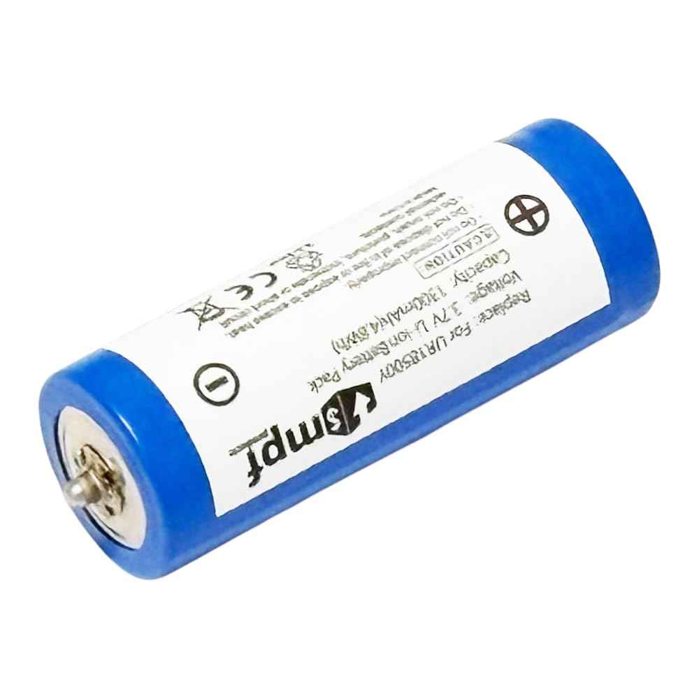 MPF Products 1300mAh UR18500Y, UR18500L, 81377206 Battery Replacement Compatible with Select Braun Series 5, Series 7, Series 8, Series 9, Pulsonic Shavers (Compatible Shaver Models in Description)