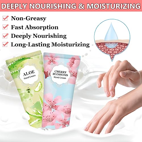 10 Pack Hand Cream Gifts Set,Mothers Day Gifts,Birthday Gifts for Women,Natural Plant Fragrance Scented Hand Lotion Travel Size Mini Lotion Shea Butter,Teacher Gifts,Gift for Mom Thank You Gifts