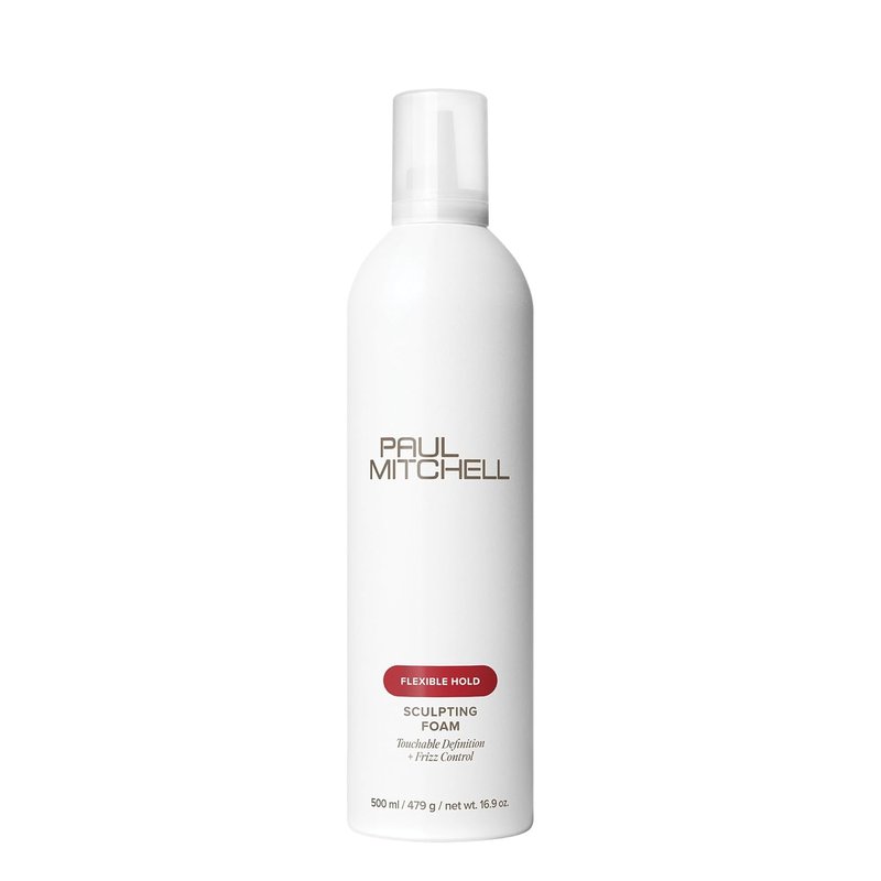 Paul Mitchell Sculpting Foam - Touchable Flexible Hold & Frizz Control for All Hair Types