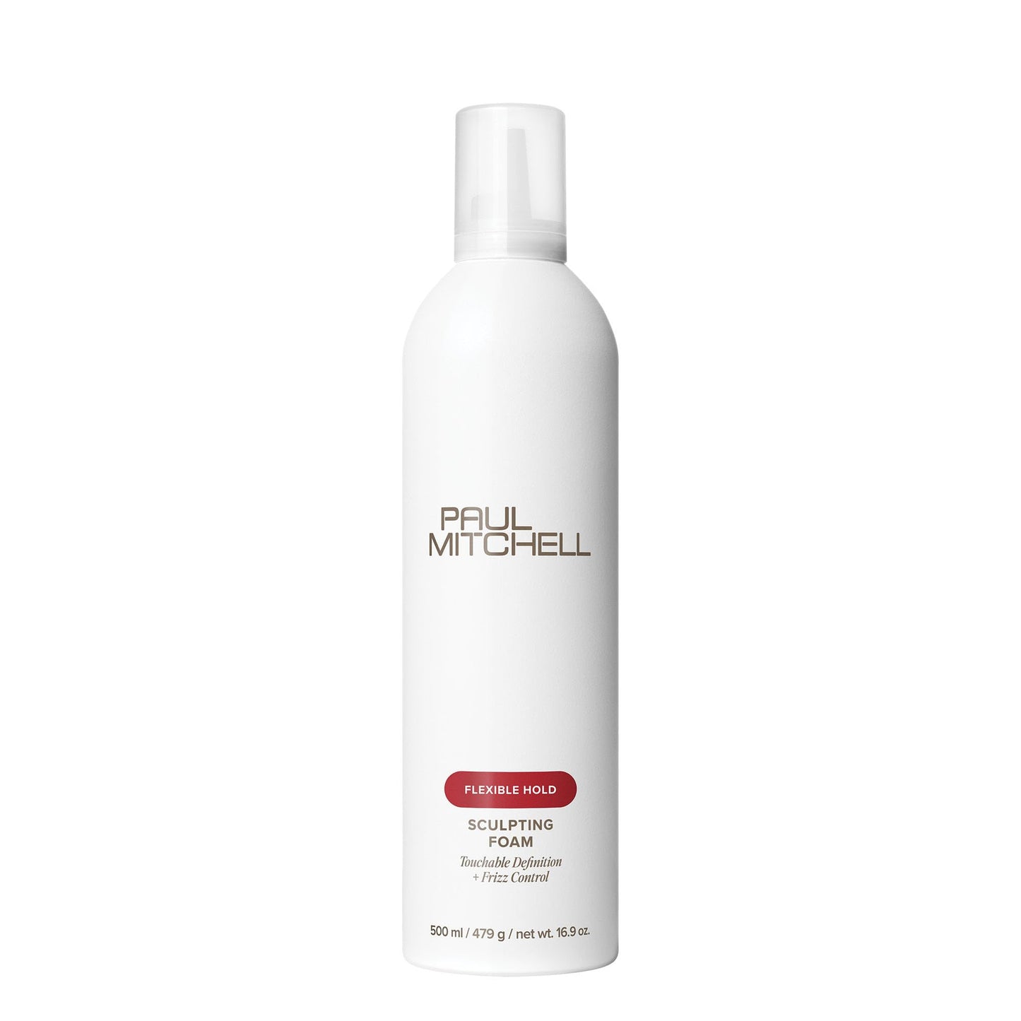 Paul Mitchell Sculpting Foam, Touchable, Flexible Hold + Frizz Control, For All Hair Types, 16.9 oz