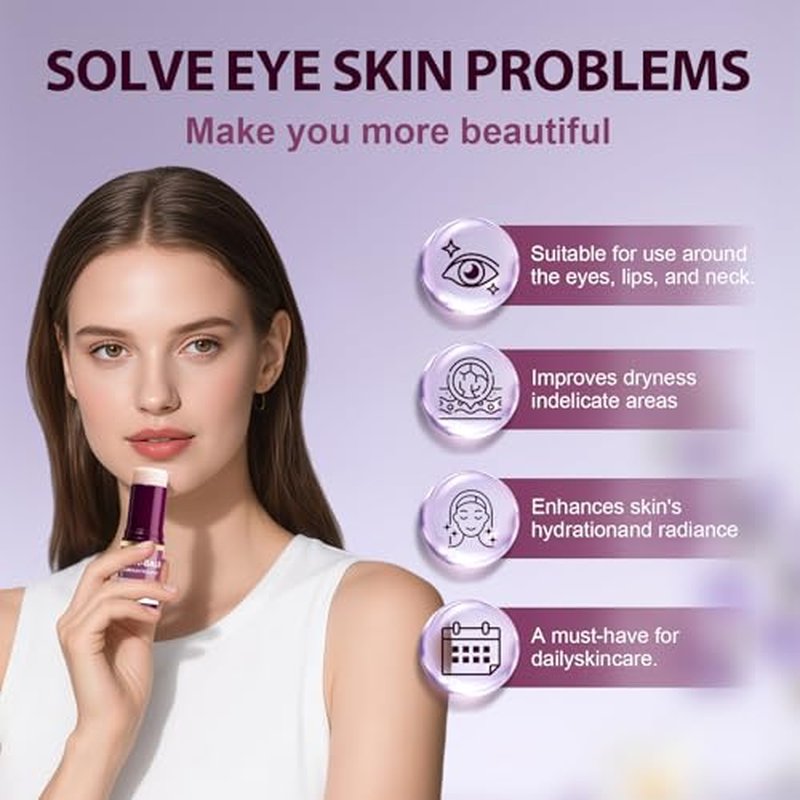 Calcium Multi Balm Stick, Calcium Volume Multi Balm, Korean Collagen Moisturing Stick, Firming & Moisturizing, Korean Skincare, Anti-Wrinkle, Hydrating, Lifting Cream for Eyes, Face & Neck-1Pcs.