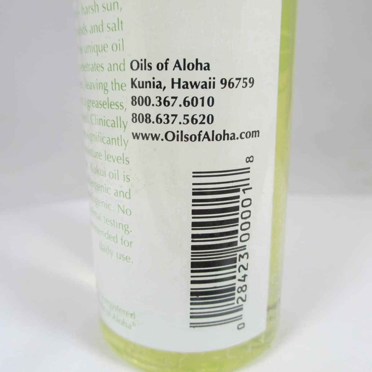 Oils of Aloha Hawaii Kukui Oil No Fragrance 4 Fluid Ounce