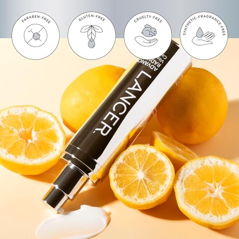 Lancer Skincare Advanced C Radiance Treatment, Vitamin C?Cream Face Care, Gentle Moisturizer and Anti Aging Cream 1.7 oz