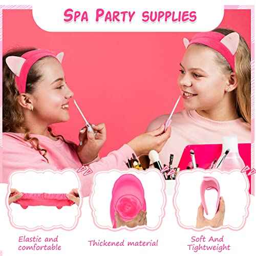 20 Pcs Spa Party Supplies Include Kimono Robe Spa Headband Disposable Foam Pedicure Slippers Mask Washbasin for Salon Pedicure Washing Shower, Size 10