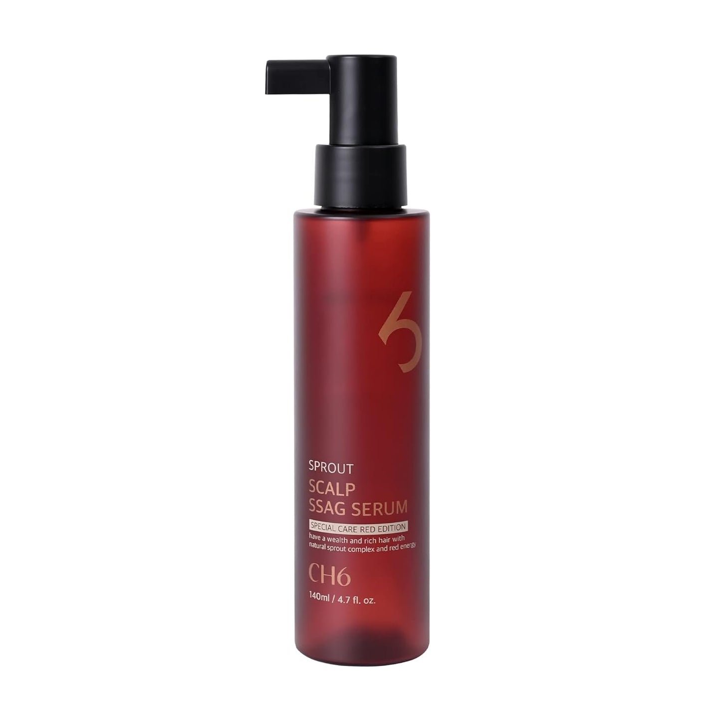 Hair Regrowth Serum - Scalp Ssag Red Edition with Antioxidant Sprout Extracts | 140ml for Thinning Hair Recovery