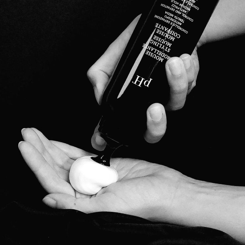 pH PURE HAIR Styling Mousse - Frizz Control Shaping Mousse with Medium Hold, Lightweight Formula for Defined Styles & Volume, 10.1 Oz