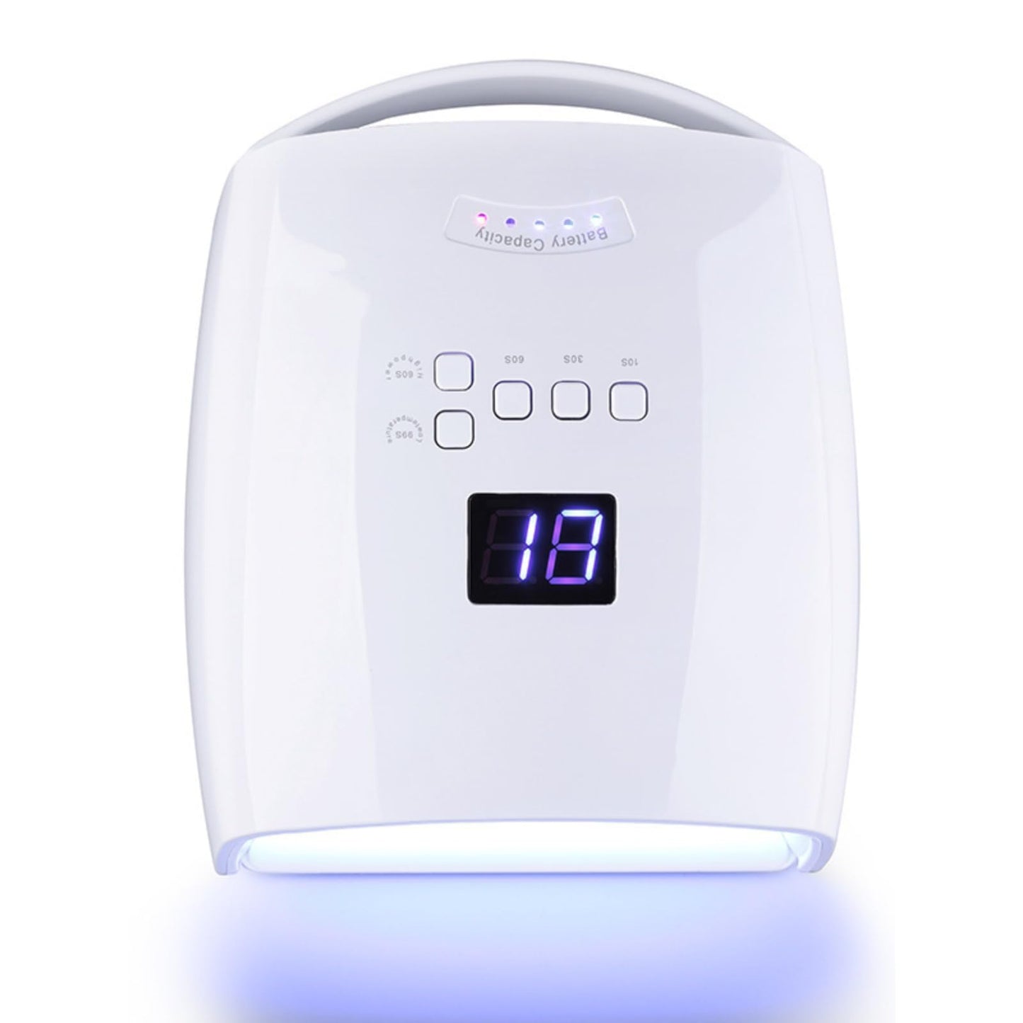 48W Professional Rechargeable UV/LED Nail Lamp, Cordless Gel Nail Dryer with Auto Sensor & Digital Display, 4 Timer Setting Quick Curing Light for Home Salon