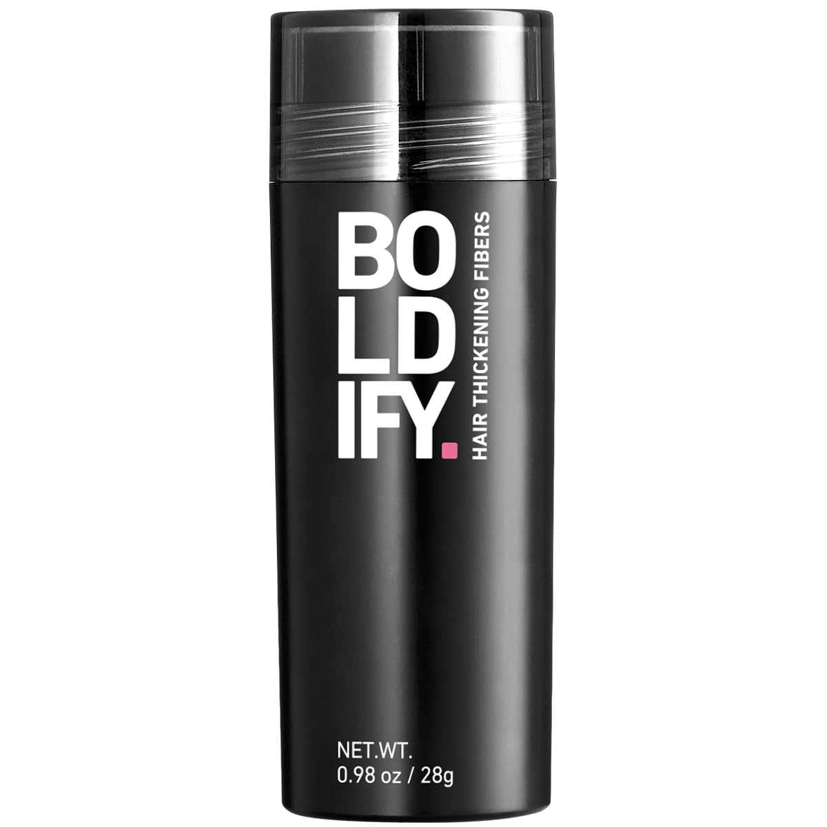 BOLDIFY Hair Fibers (28g) - Fill In Thinning and Fine Hair for an Instantly Fuller, Thicker Look - 14 Shades for Women & Men - Black
