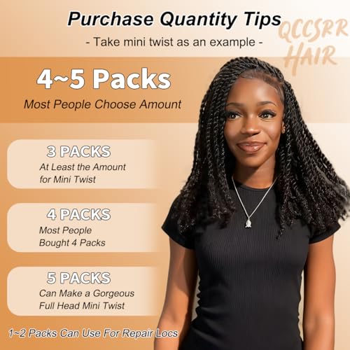 Afro Kinkys Bulk Human Hair for Braiding & Twists 12 Inch 50g/Pack, 1B Color Afro Kinkycurly Bundles Human Hair Suitable for Mini Twist, Micro Locs Extensions, Locs Repair & Various Hairstyles