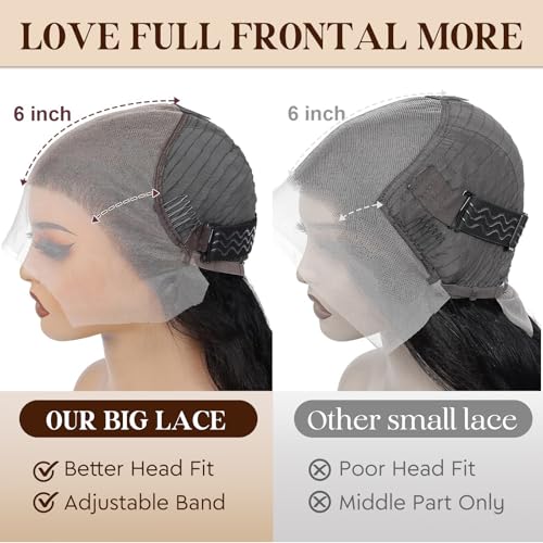 13x6 HD Lace Front Wigs Straight Human Hair Wigs 230% Density Straight Lace Front Wigs Human Hair with Baby Hair Brazilian Virgin Human Hair Wigs for Women 20 Inch