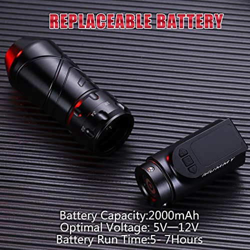 Mummy Anubis Extra Tattoo Machine Pen Battery Pack Power Supply USB-C Port 2000mAh(anubis extra battery)